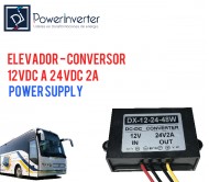 ELEVADOR DE VOLTAJE 12V A 24VDC 48W (2A)